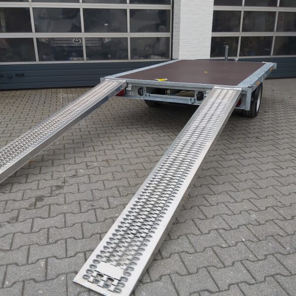 Multi Transporter 260x180cm flach Alurampen (S) 1800kg Frühling Aktion