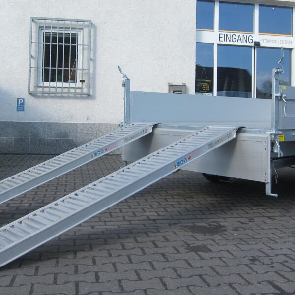 Rampen Alu unterschiebbar 2700kg tl für Böckmann Hochlader Kipper DK/ RKH