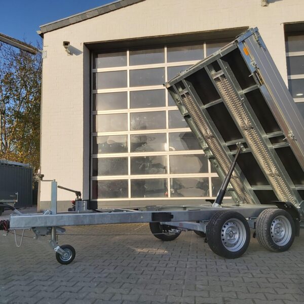 Saris Kipper K1 276 170 2000 2 276x170x30cm Alu Auffahrrampen Heckstützen Handpumpe 13″ 2000kg