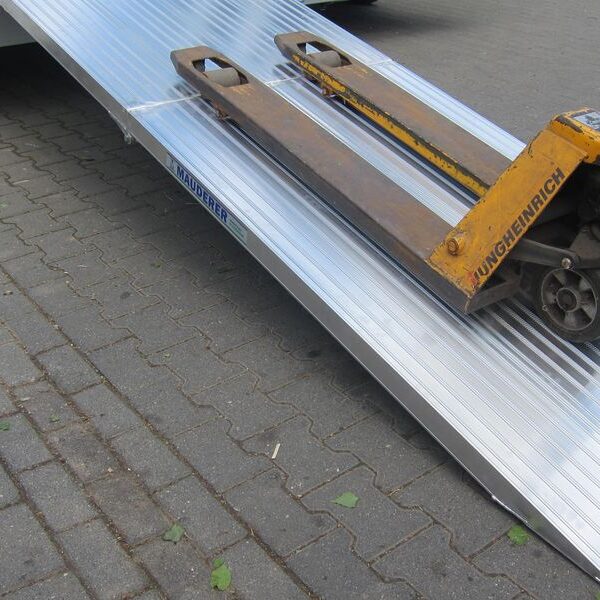 Auffahrrampe Verladesteg Aluminium klappbar 3,5m lang 1,0m breit bis 350kg